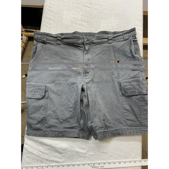 Duluth Trading Co. Men’s Cargo Shorts – Size 48 – Gray Flex Fire Hose Carpenter - Picture 1 of 9